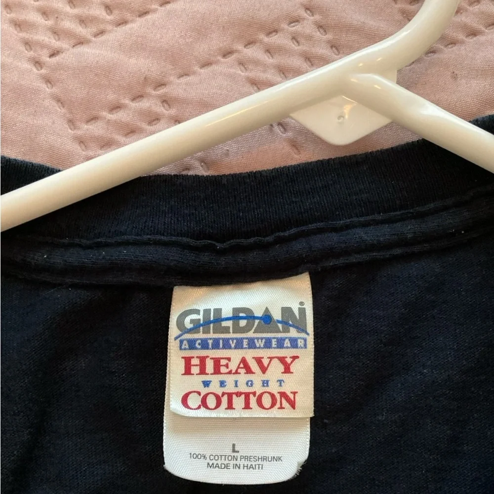 Aquahplic super fly and awesome beach black tee size large unisex 80s vintage T! - Picture 3 of 6